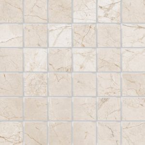 Quest Polished Mosai-Ivory Bullnose, Tiles 