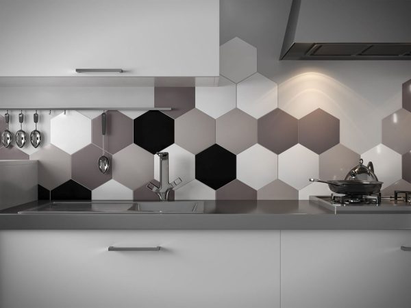Solids-Black Porcelain, Tiles 