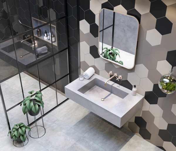 Solids New Packaging-Basic Grey Porcelain, Tiles 