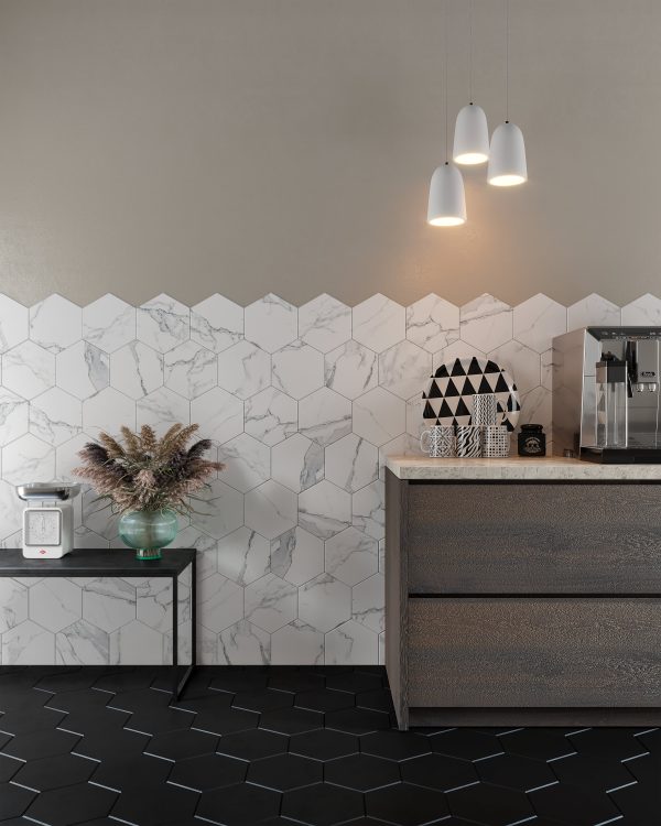 Swan-White Porcelain, Tiles 