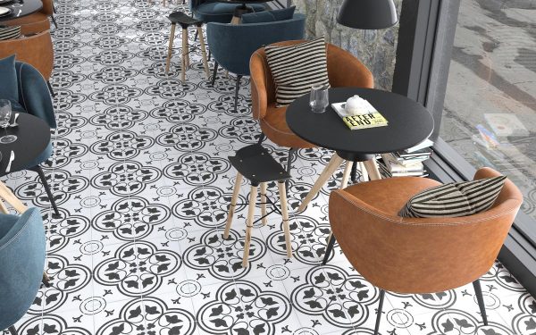 Tulip Tile-White Porcelain, Tiles 