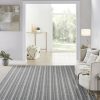 Ticking Stripe Rug-Pearl stantoncarpet, Stocked Area Rug 