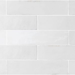 Trinidad Gypsum White 2 1/2″ x 10″ Porcelain Tile  
