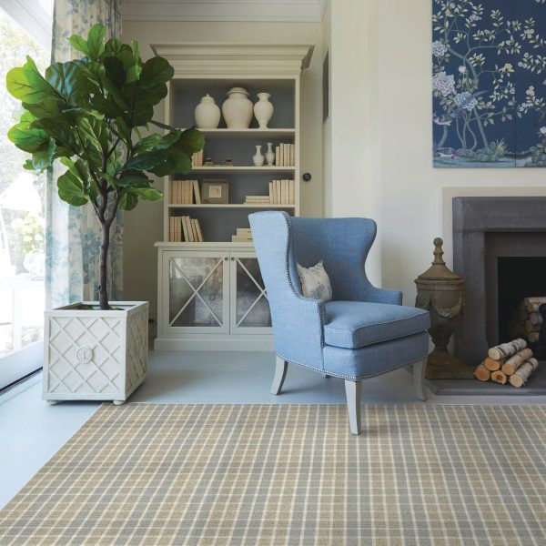 Vineyard Plaid-Stone Carpet 