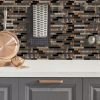 Gold Shimmer Linear Mosaic  