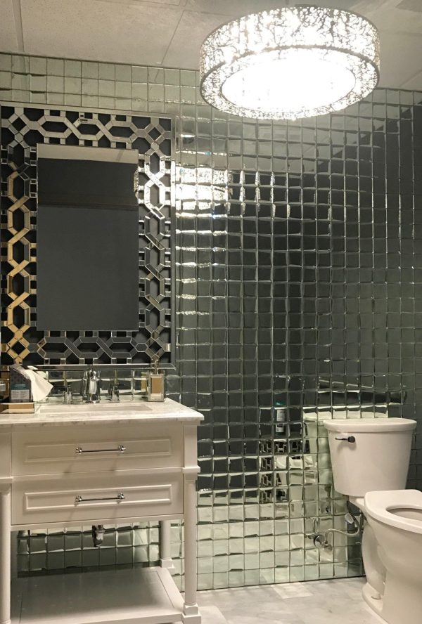 Clear Mirror 3″ x 3″ Uneven Beveled Mosaic Clear Mirror 3″ x 3″ Uneven Beveled Mosaic