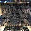 Gold Shimmer Linear Mosaic  