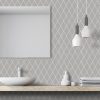 4.5″ Whisper Gray Diamond Tile  