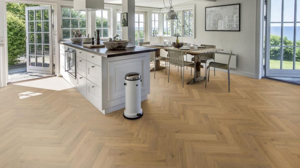Herringbone Oak CD Grey  