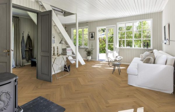 Herringbone Oak CD Grey  