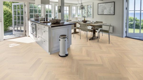 Herringbone Oak CD White Herringbone Oak CD White