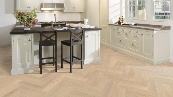 Herringbone Oak CD White Herringbone Oak CD White