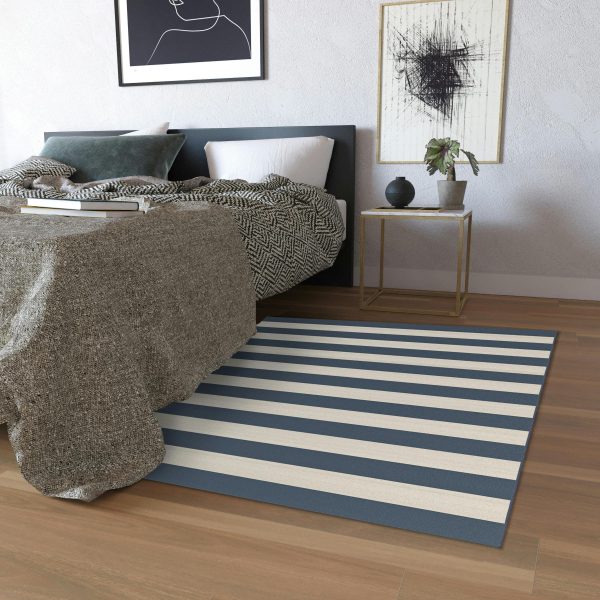 Calabasas Blue 5' x 7' Rectangle Indoor Rugs Calabasas Blue 5' x 7' Rectangle Indoor Rugs