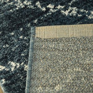 Presidio Navy 4.5' x 6' Rectangle Indoor Rugs 