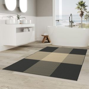 Cabrillo Black 5' x 7' Rectangle Indoor Rugs 