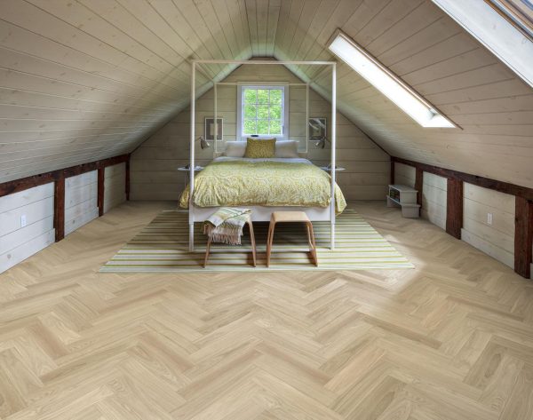 Herringbone Oak AB Dim White  