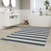 Calabasas Blue 5' x 7' Rectangle Indoor Rugs 
