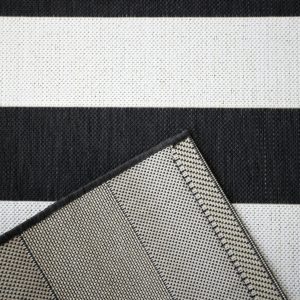 Calabasas Black 8' x 10' Rectangle Indoor Rugs 