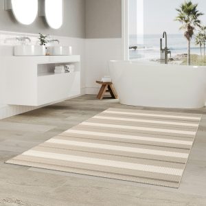 Larkspur Tan 5' x 7' Rectangle Indoor Rugs 