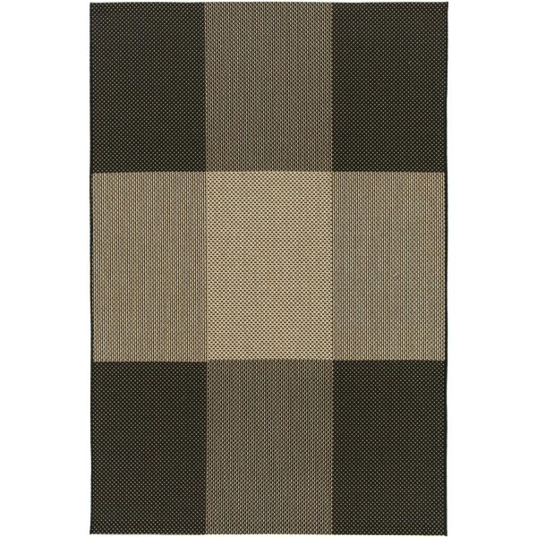 Cabrillo Black 5' x 7' Rectangle Indoor Rugs 