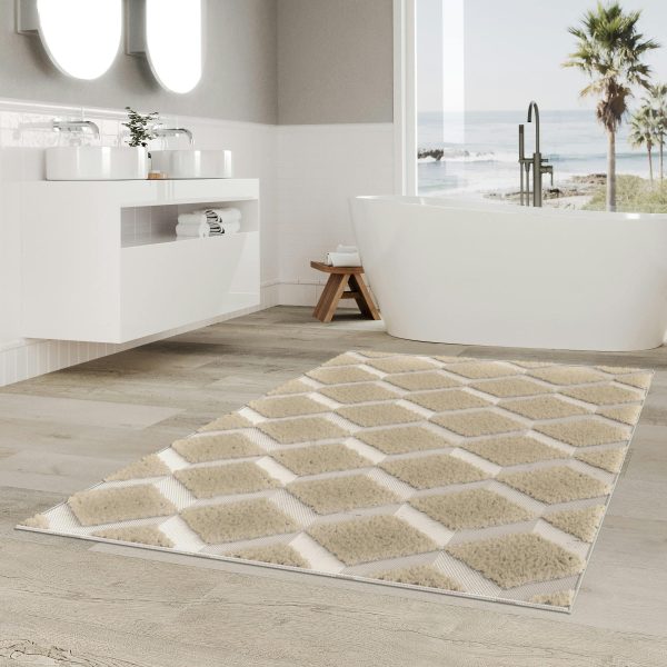 Kentfield Tan 5' x 7' Rectangle Indoor Rugs 