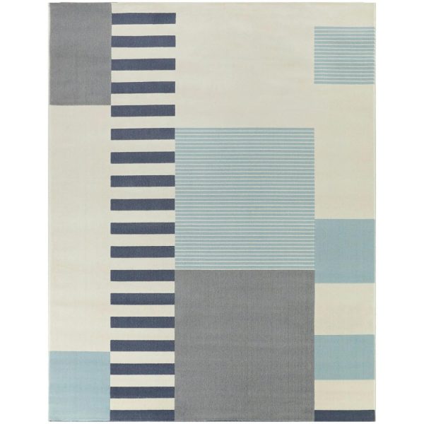 Malibu Blue 8' x 10' Rectangle Indoor Rugs 