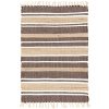 Long Beach Brown 5' x 7' Rectangle Indoor Rugs 
