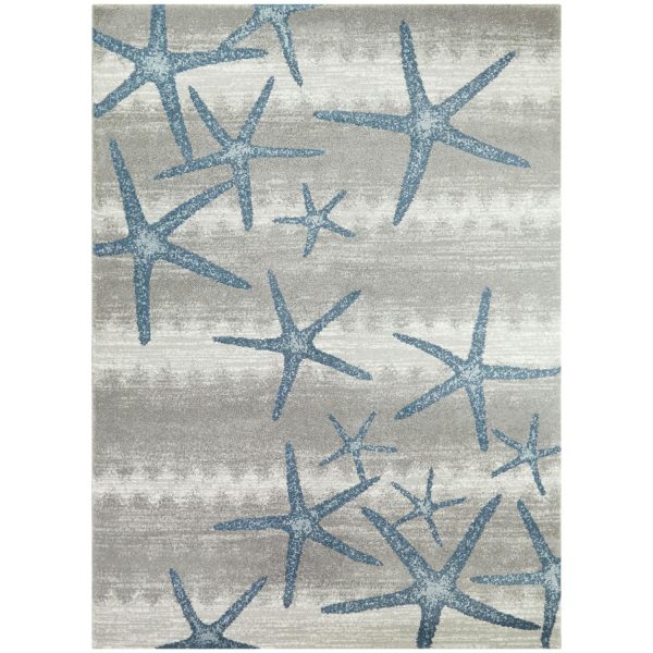 Newport Gray 7' x 9' Rectangle Indoor Rugs 