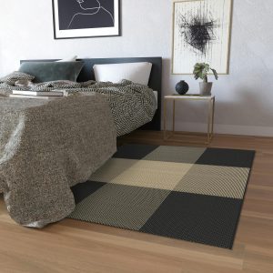 Cabrillo Black 8' x 10' Rectangle Indoor Rugs 