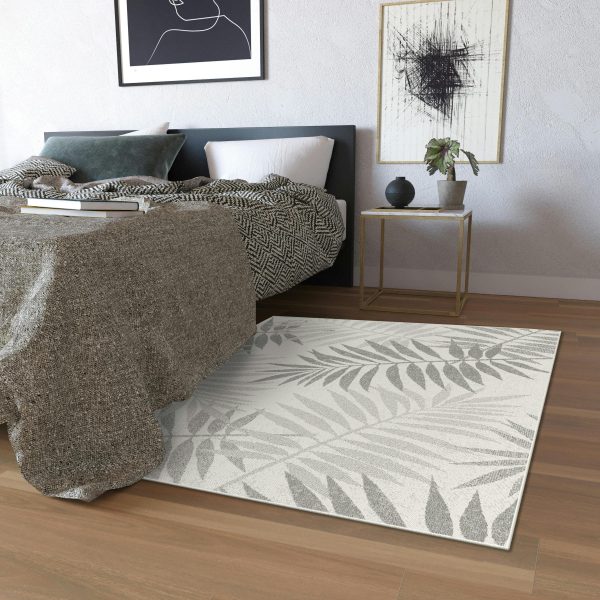Palm Springs Gray 5' x 7' Rectangle Indoor Rugs 