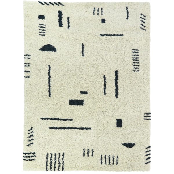 Tahoe Black 5' x 7' Rectangle Indoor Rugs 