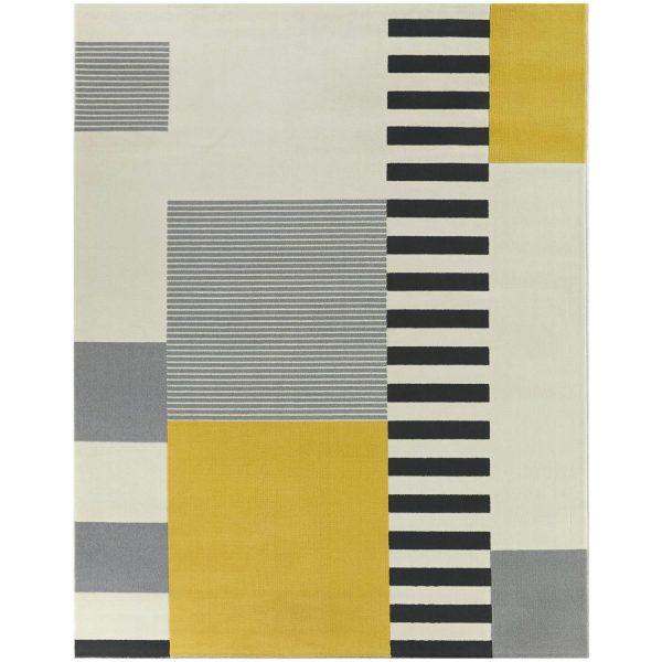Malibu Gold 4.5' x 6' Rectangle Indoor Rugs 