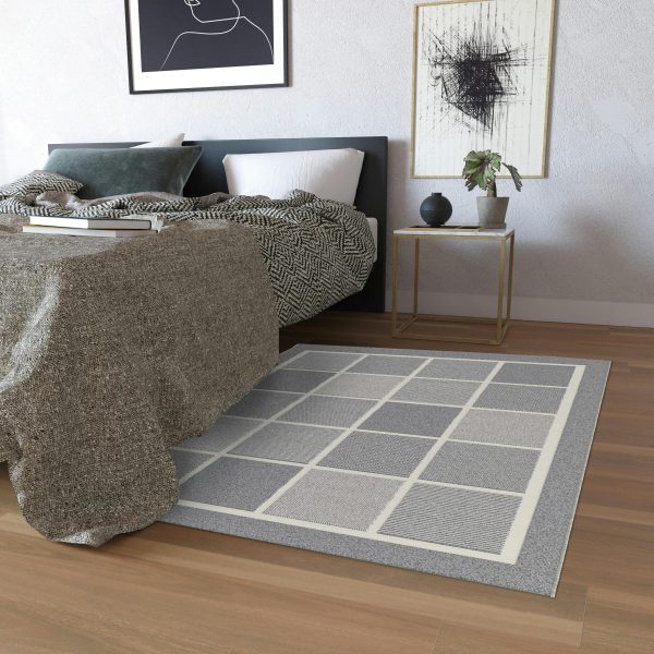 Kensington Gray 5' x 7' Rectangle Indoor Rugs Kensington Gray 5' x 7' Rectangle Indoor Rugs