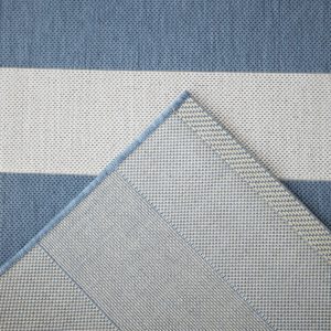 Calabasas Blue 8' x 10' Rectangle Indoor Rugs 