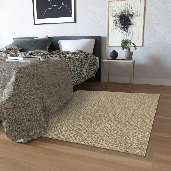 Palisades Tan 5' x 7' Rectangle Indoor Rugs 