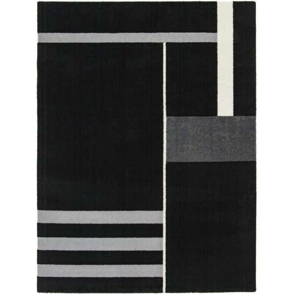 Balboa Black 8' x 10' Rectangle Indoor Rugs 