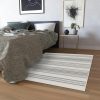 Campbell White 5' x 7' Rectangle Indoor Rugs 