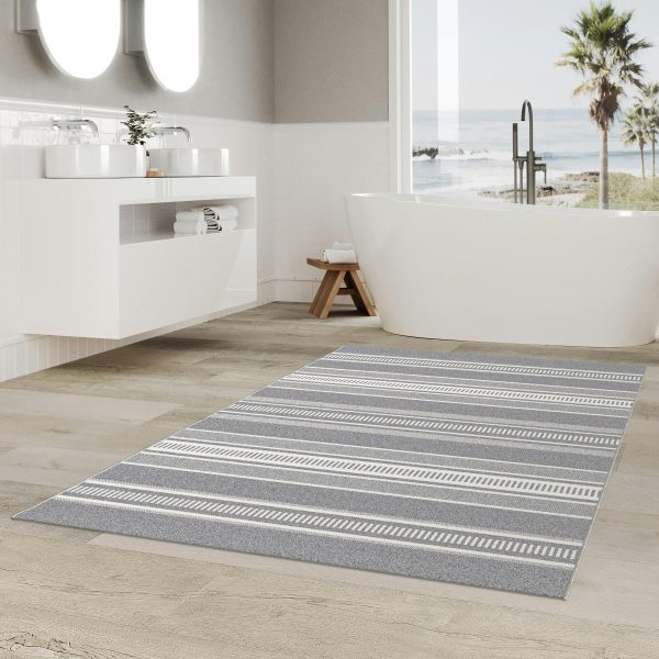 Campbell Gray 5' x 7' Rectangle Indoor Rugs Campbell Gray 5' x 7' Rectangle Indoor Rugs