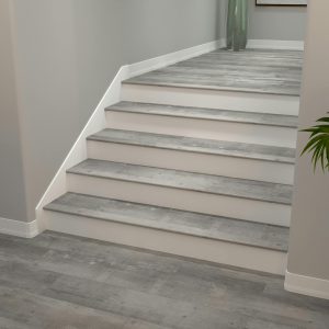 Gray Ash Cali Vinyl Stair Nosing Flush Windansea Flooring Accessories 