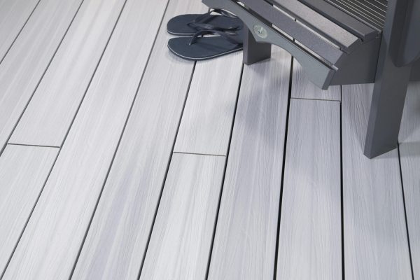 Glacier TruOrganics Square Edge Composite Decking Decking Planks Glacier TruOrganics Square Edge Composite Decking Decking Planks