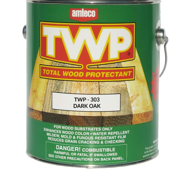 1 Gallon TWP 303 Dark Oak: Low VOC wood sealant. Covers 500sqft. Installation Supplies 