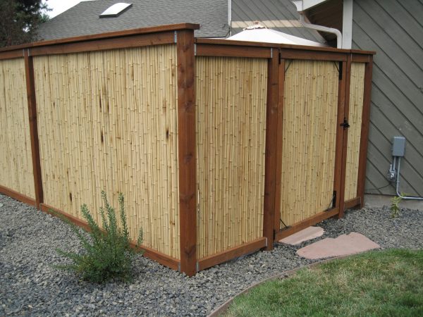 1 in. Natural 6ft. x 6ft. Rolled Bamboo Fencing Fencing 
