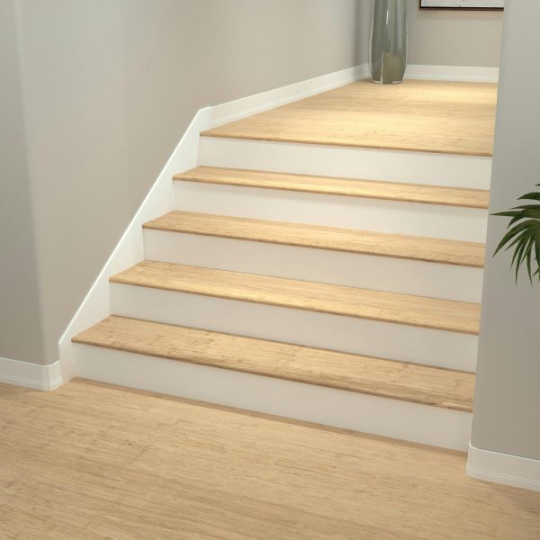 Natural Cali Bamboo Stair Nosing Overlap Flooring Accessories Natural Cali Bamboo Stair Nosing Overlap Flooring Accessories