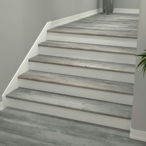 Gray Ash Cali Vinyl Stair Nosing Overlap Select Flooring Accessories 