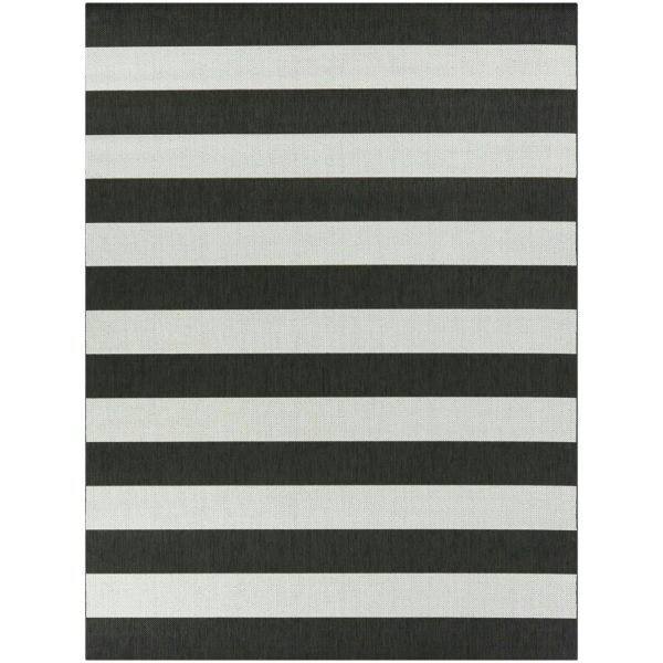 Calabasas Black 5' x 7' Rectangle Indoor Rugs 