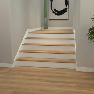 New Horizon Teak Cali Vinyl Stair Nosing Flush Flooring Accessories 