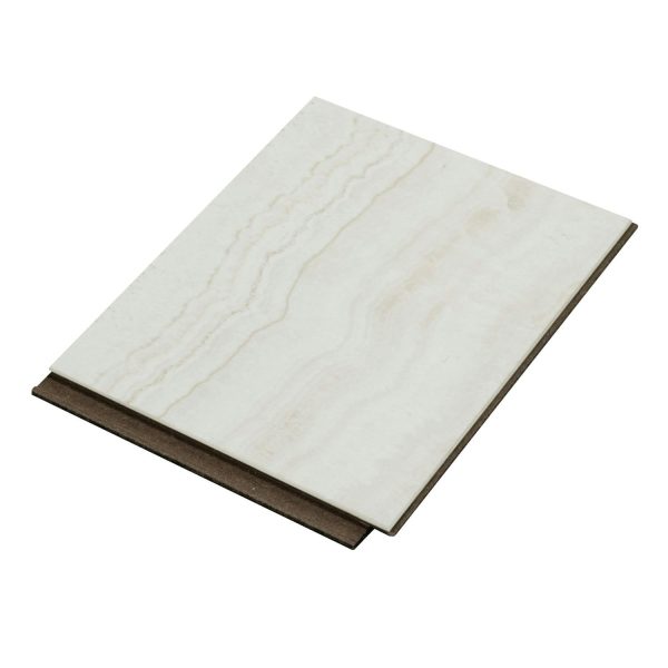 Sample - Salt Point Travertine Cali Laminate Shorebreak - Laminate Tile Flooring Samples 