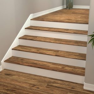 Mocha Eucalyptus Cali Bamboo Stair Nosing Flush Flooring Accessories 