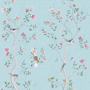 CHINOISERIE MURAL Blue  