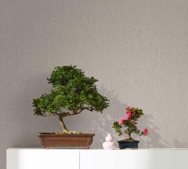 Floral Texture Silver Grey  